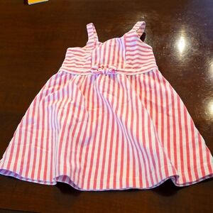 NWOT Janie and jack pink and white dress